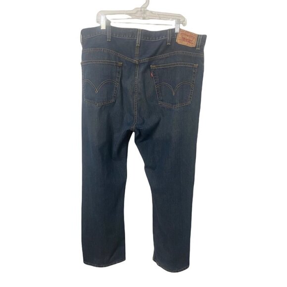 Levi's Men's Dark Wash 559 Relaxed Straight Jeans - Picture 4 of 13